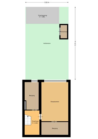 Floorplan - Gordelweg 194D, 3038 GJ Rotterdam